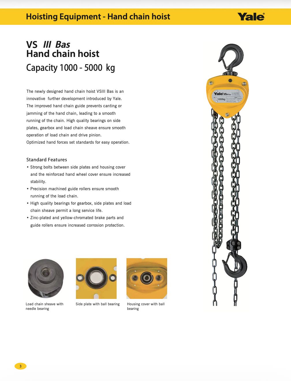 Yale Chain Hoist 1000-5000KG
