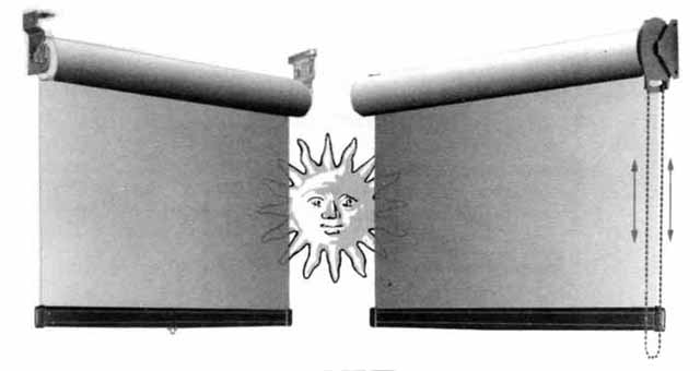 Solar Shade, Spring Roller Type (IMPA: 150721)